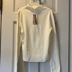 OGL Cream Long Sleeve ski top. New